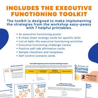 Brain Boss: Strategies for Executive Functioning Skills Workshop + Toolkit